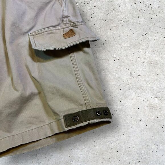 Polo Jeans Co Ralph Lauren Shorts Men's 30 Khaki Cargo Carpenter Workwear - Picture 2 of 9